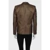 Gold and black striped jacket