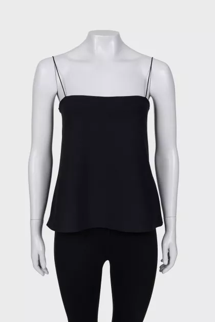 Black top with tag