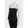 Black top with tag