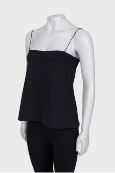 Black top with tag