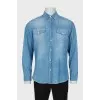 Men's shirt with buttons