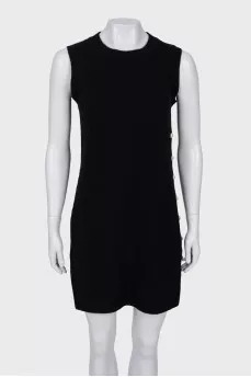 Black dress decorated with beads