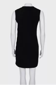 Black dress decorated with beads