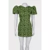 Mini dress with voluminous sleeves