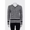 V-neck wool sweater