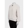 White loose fit sweater