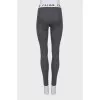 Gray leggings with tag