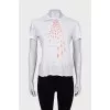 White T-shirt with print