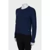 Cashmere navy blue sweater