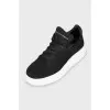 Men's sneakers with white soles