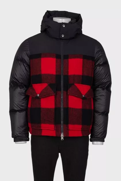 Men's combined down jacket