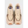 Combined high-soled sneakers