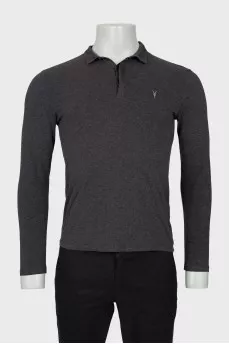 Men's long sleeve polo shirt