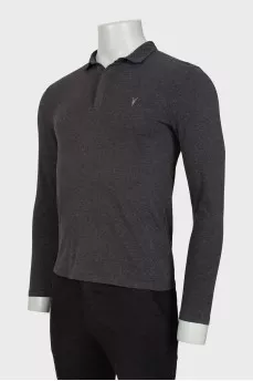 Men's long sleeve polo shirt