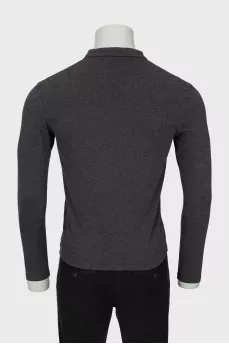Men's long sleeve polo shirt