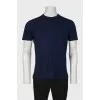 Men's dark blue T-shirt