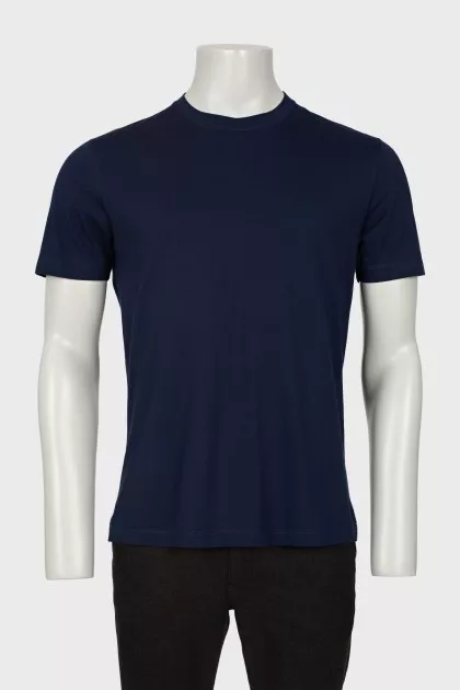 Men's dark blue T-shirt