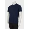 Men's dark blue T-shirt