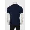 Men's dark blue T-shirt