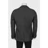 Men's wool jacket with pockets