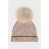 Cashmere knitted hat