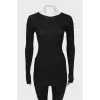 Long wool sweater