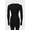 Long wool sweater