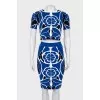 Printed skirt suit