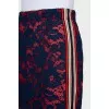 Lace skirt with stripes