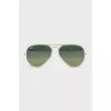 Green aviator sunglasses