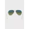 Green aviator sunglasses