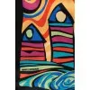 Silk scarf multicolor