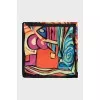 Silk scarf multicolor