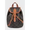 Backpack in branded print