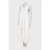 Pleated maxi dress