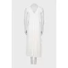 Pleated maxi dress