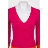Two tone wool dress