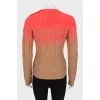 Sweater in gradient print