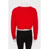 Cropped wool sweater