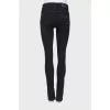 Black ripped effect jeans
