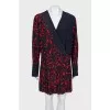 Wrap silk dress