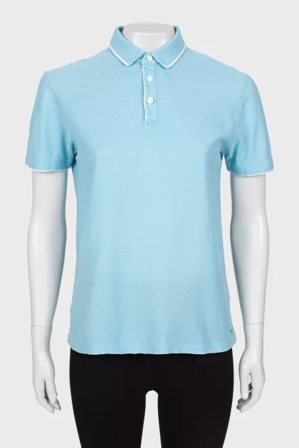 Two-tone polo shirt