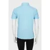 Two-tone polo shirt