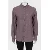 Houndstooth print shirt