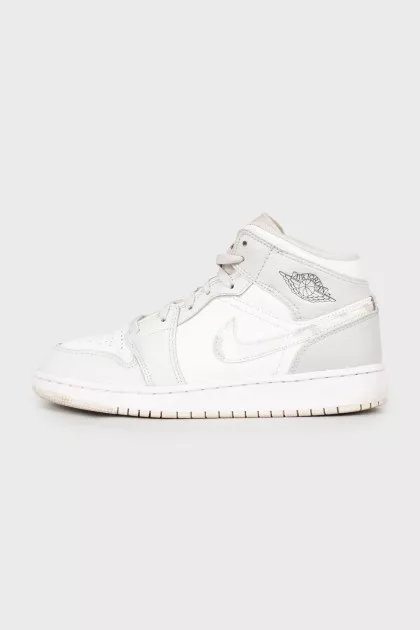 Кросівки Air Jordan 1 Mid Grey Camo