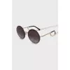 Sunglasses with golden chain