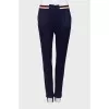 Leggings with logo waistband