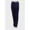 Leggings with logo waistband