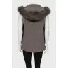 Knitted cashmere jacket