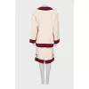Woven skirt suit with tag